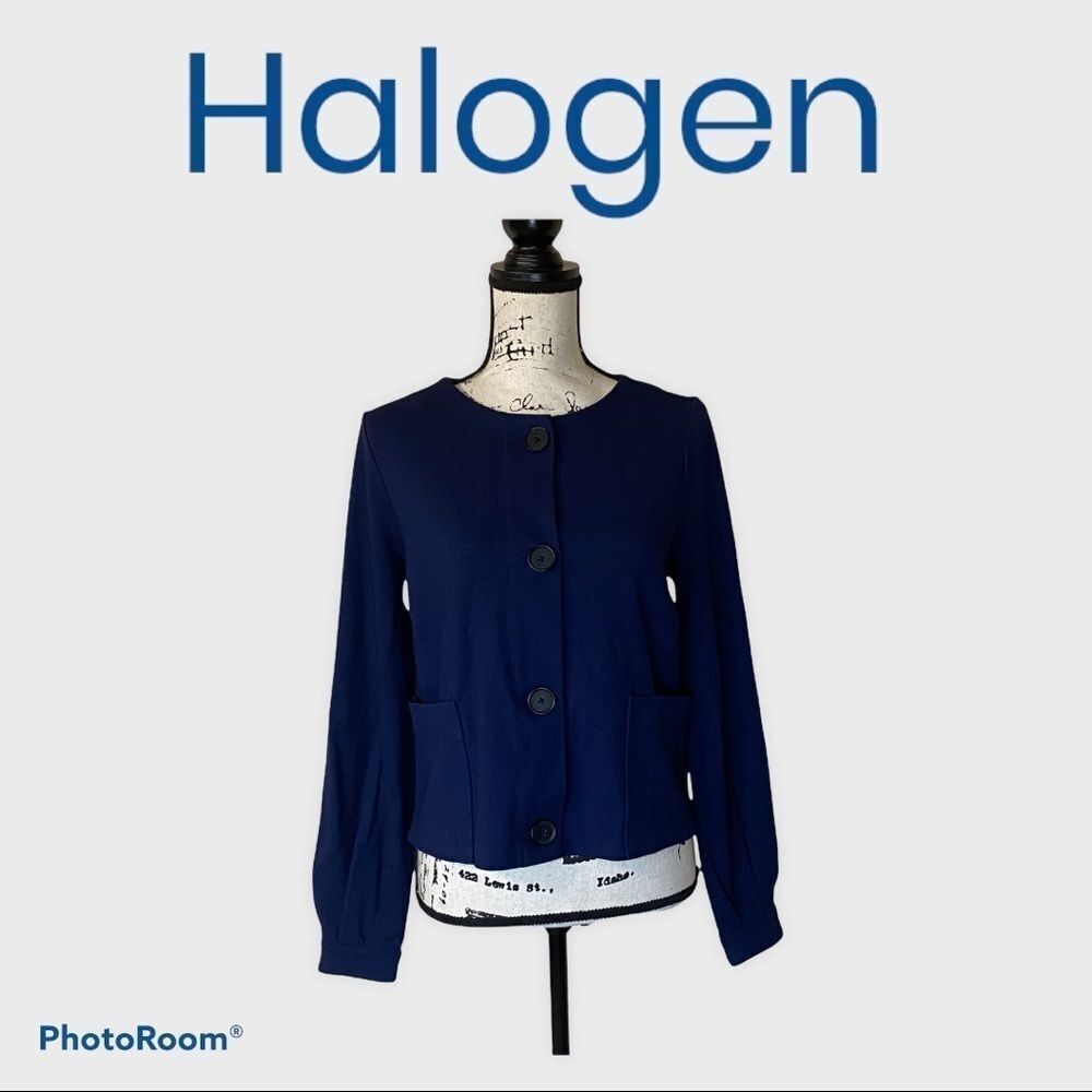 HALOGEN Button Down Top